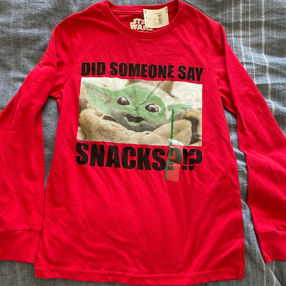 Kids M Grogu Long Sleeve Shirt